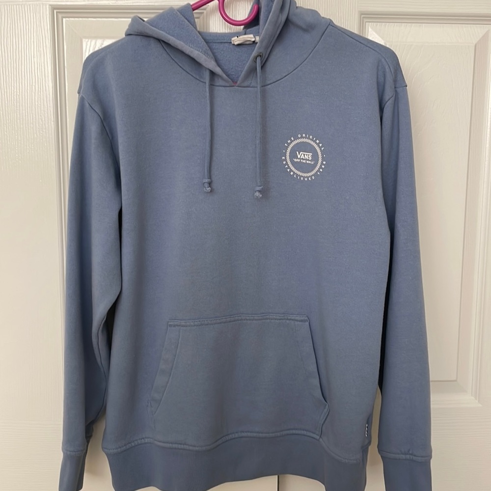 Light blue vans hoodie